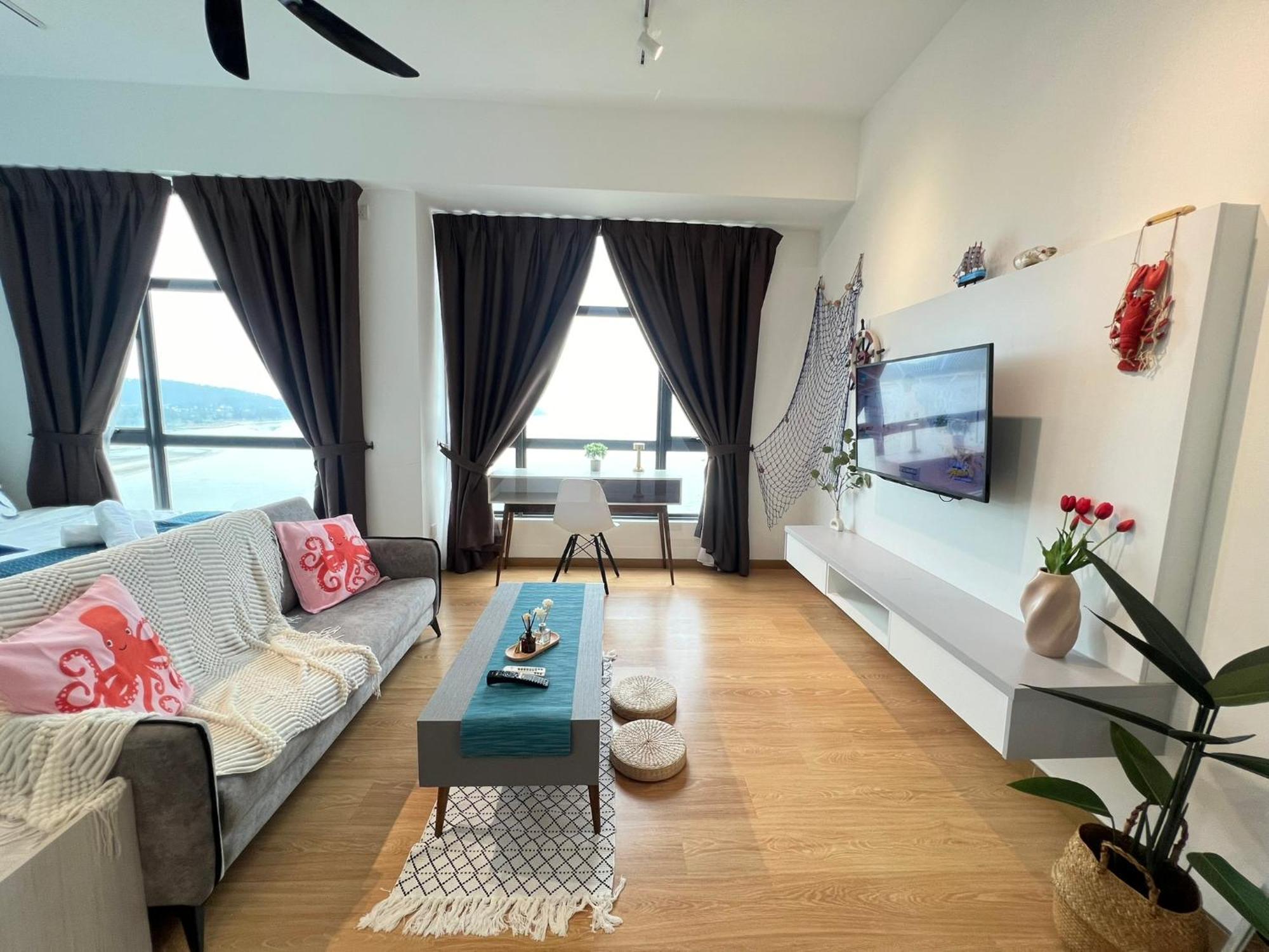 Oceanbay2 Seaview 6Pax Studio Netflix A-18-12 Kuantan Zewnętrze zdjęcie